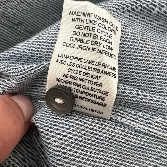 LA VIE Striped Top Ruffle Trim - Picture 8 of 9